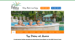 Desktop Screenshot of palmsavoca.com.au